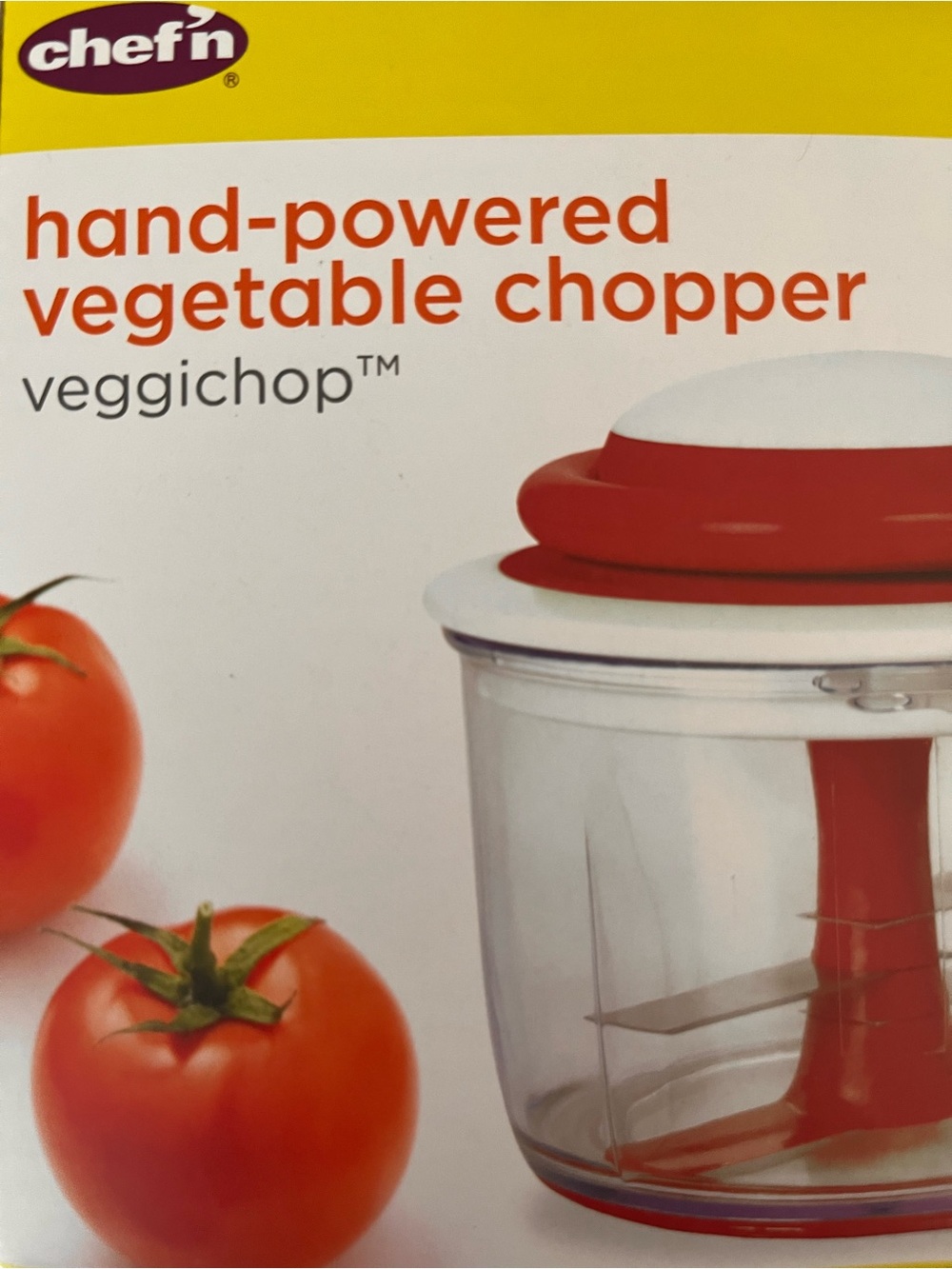 Brand New - Chef’n Hand-Powered Vegetable Chopper - Never Used!